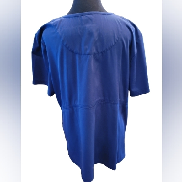 SAPPHIRE Navy Blue Scrub Set, Top XL And Pants Large Petite - Picture 5 of 16